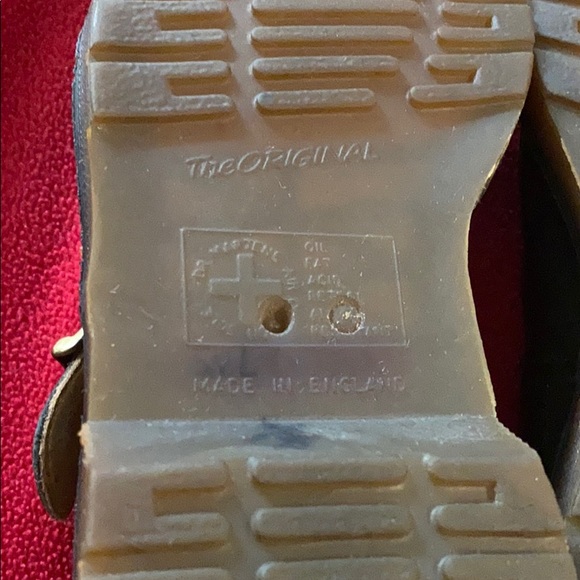 Vintage Dr. Doc Martens Mary Jane Shoes Black US 6 - Picture 11 of 13